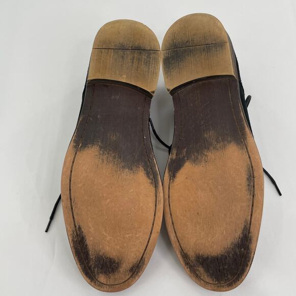 Kenneth Cole New York 10891 Black Suede Leather Lace Up Oxford Men 8.5 - Picture 14 of 14